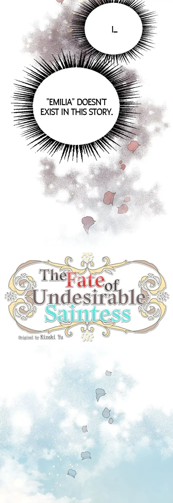 The Fate Of Undesirable Saintess - Chapter 1