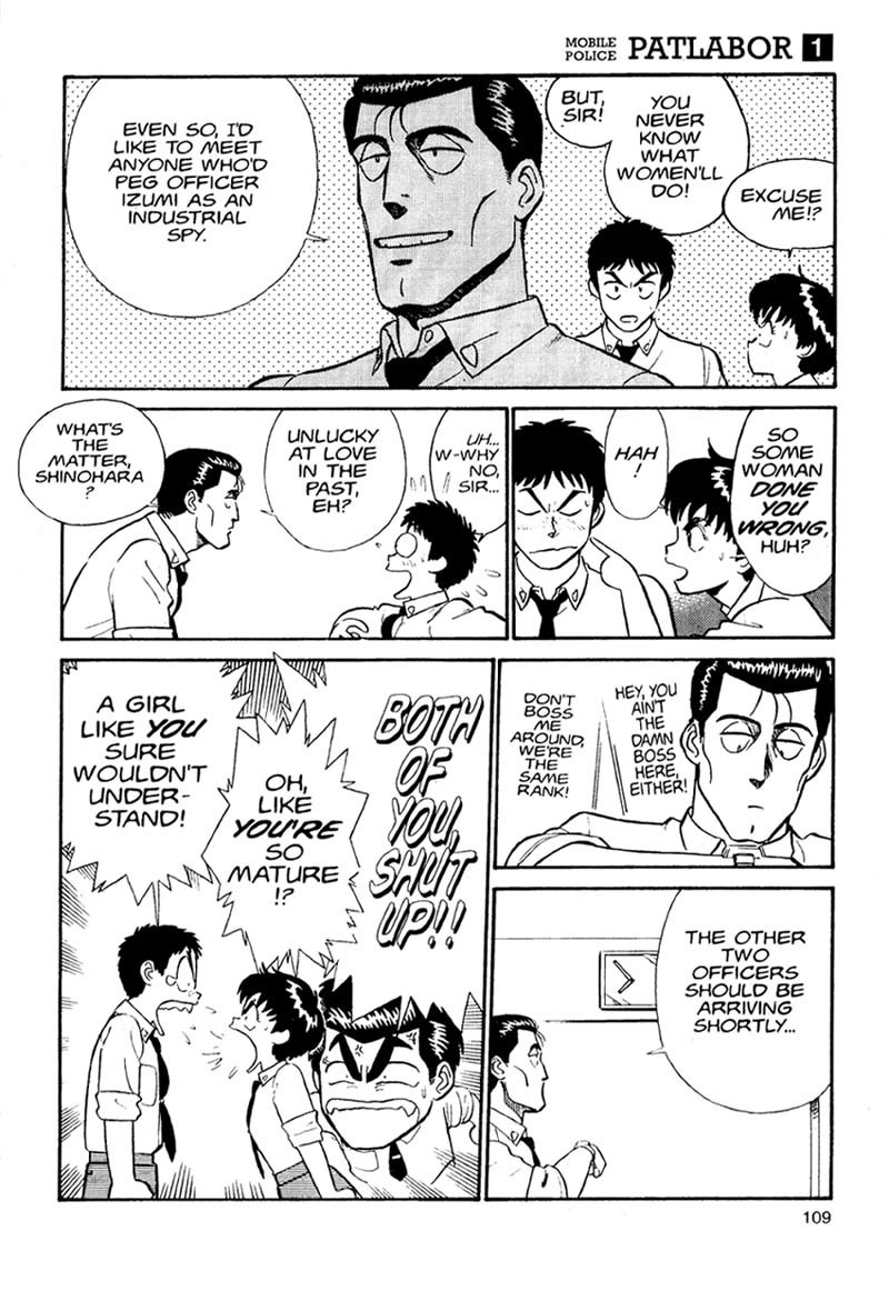 Kidou Keisatsu Patlabor - Chapter 1: The Right Staff