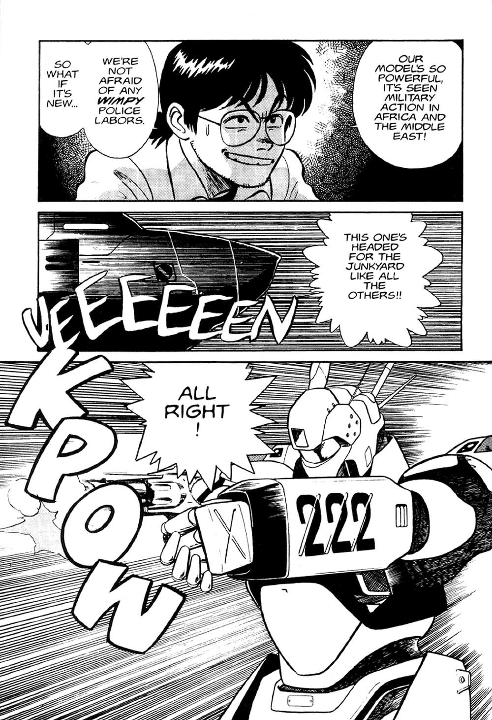 Kidou Keisatsu Patlabor - Chapter 1: The Right Staff