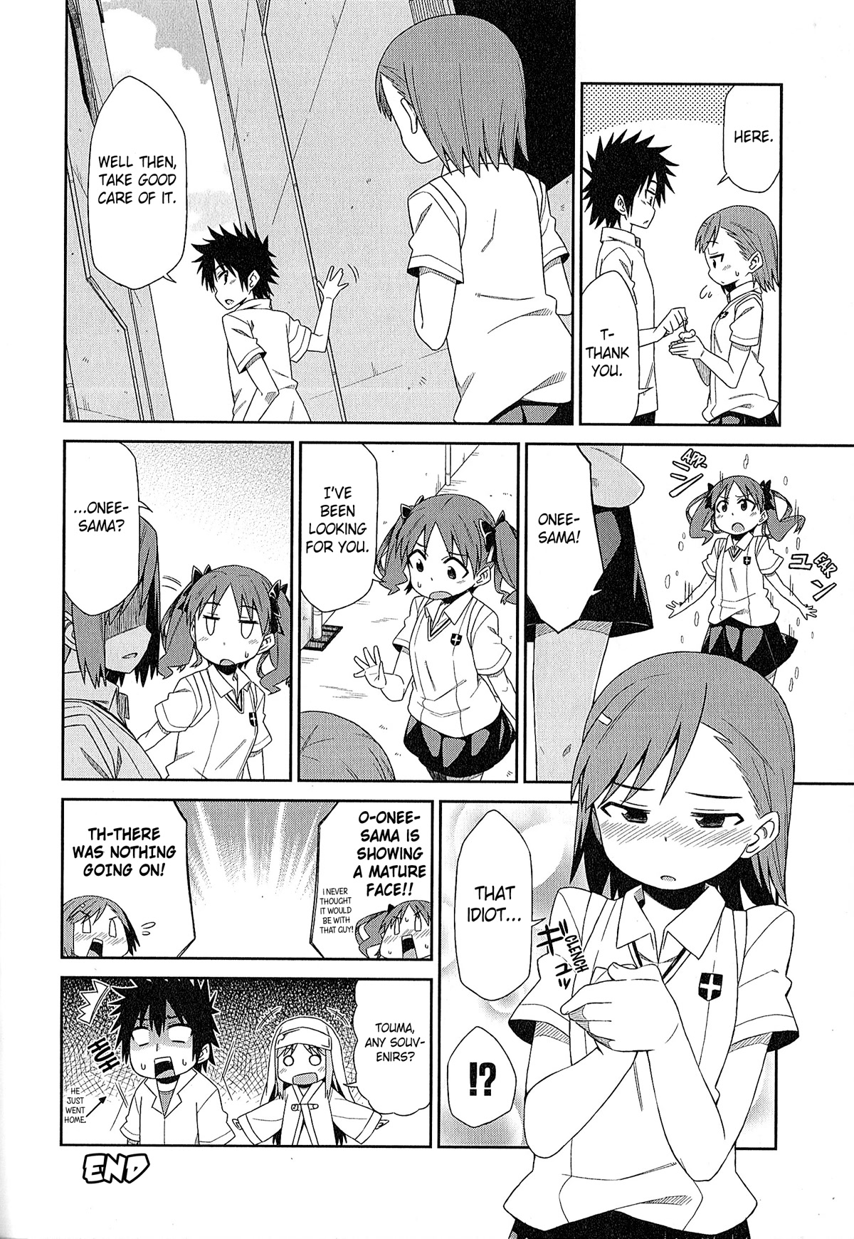 Koushiki Comic Anthology - Toaru Kagaku No Railgun Featuring Toaru Majutsu No Index - Chapter 8: Back Alley Memorial