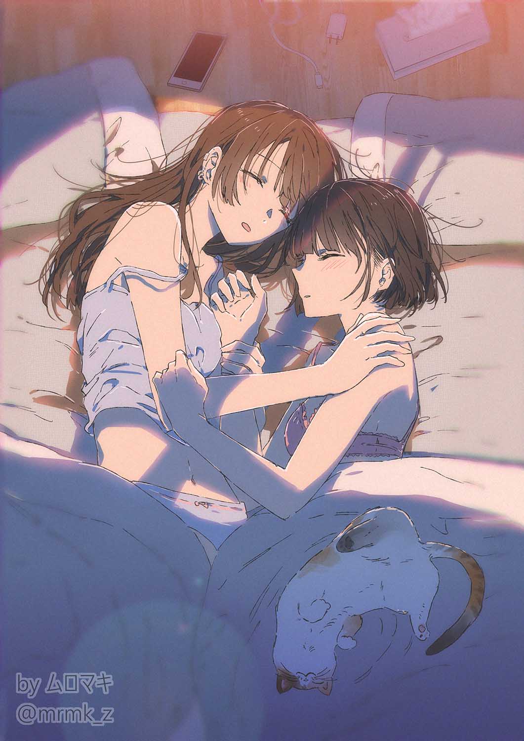 100 Days Of Yuri Challenge - Chapter 34: Day 34 - Sleeping Together