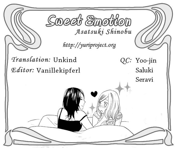 Girls Love - Vol.2 Chapter 1 : Sweet Emotion