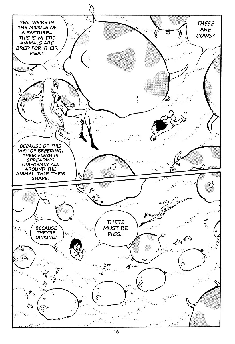 Ginga Tetsudou 999 - Chapter 13: Giant Cows In Space Pastures