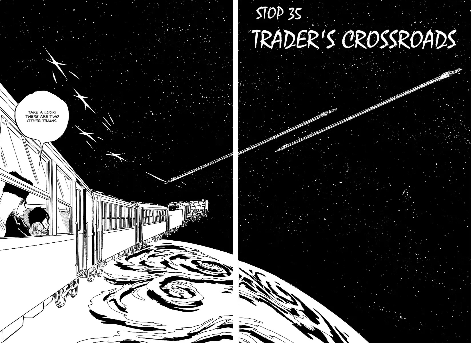 Ginga Tetsudou 999 - Chapter 35: Trader's Crossroads