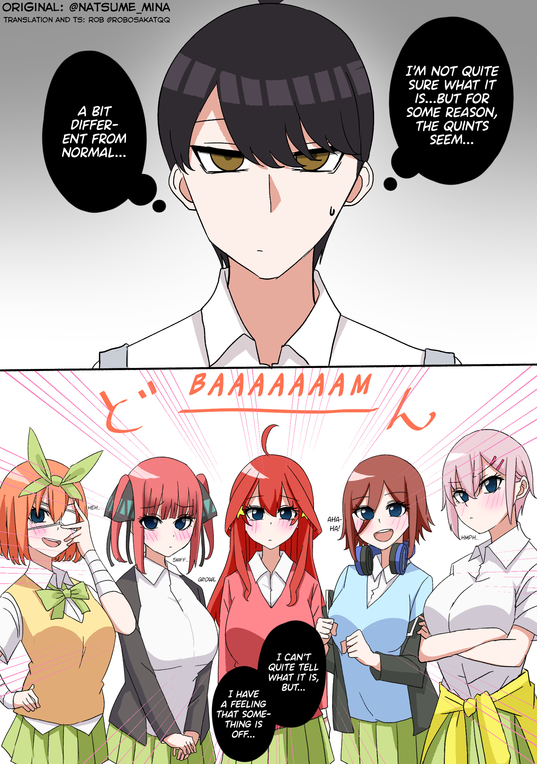 5Toubun No Hanayome - I Woke Up And The Quintuplets Were Acting Strange (Doujinshi) - Chapter 1