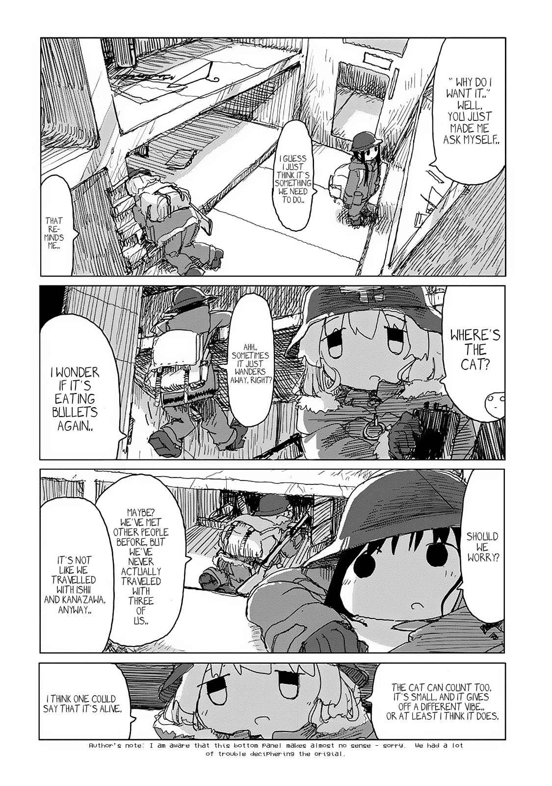 Shoujo Shuumatsu Ryokou - Vol.4 Chapter 28: Connection