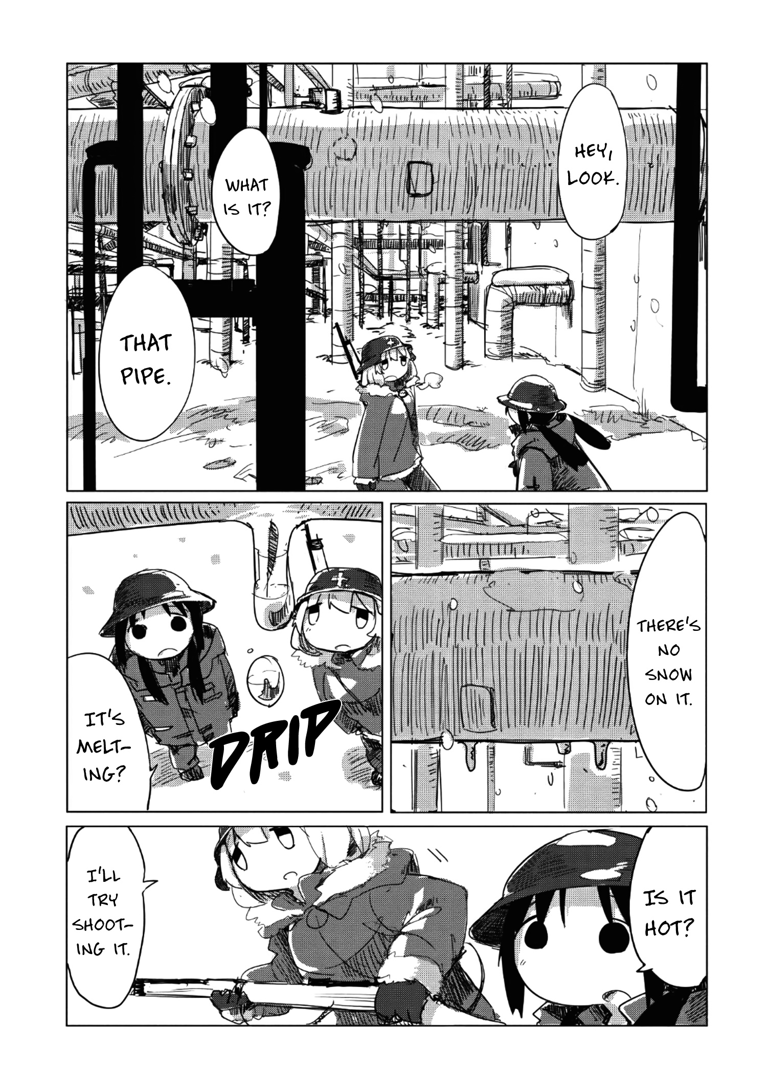 Shoujo Shuumatsu Ryokou - Vol.1 Chapter 3: Bath