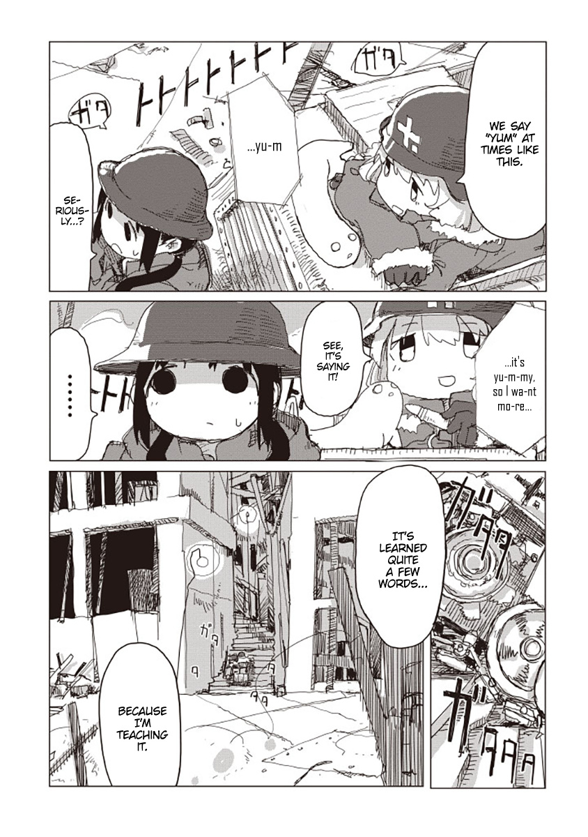 Shoujo Shuumatsu Ryokou - Vol.4 Chapter 26: Culture