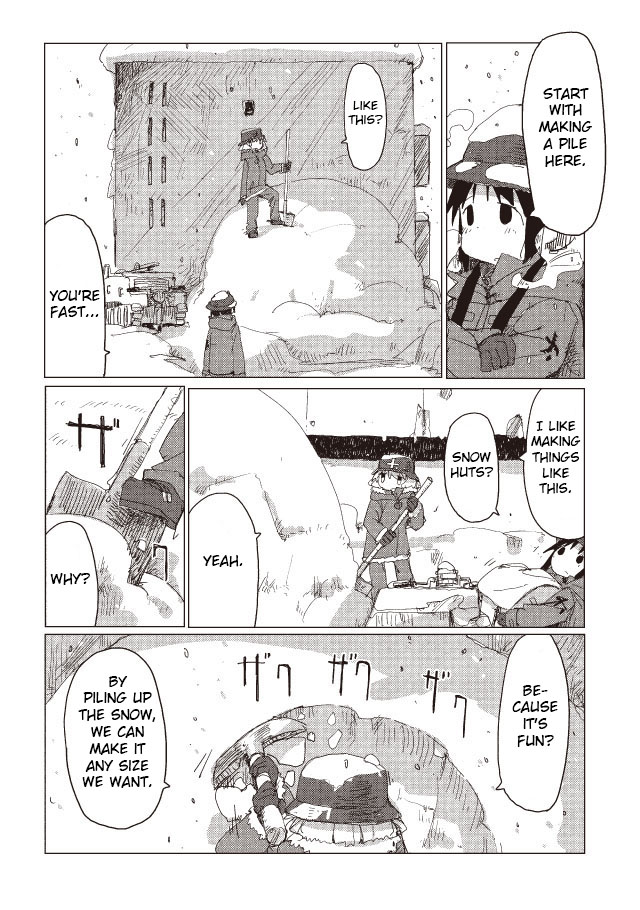 Shoujo Shuumatsu Ryokou - Vol.6 Chapter 37: Blizzard