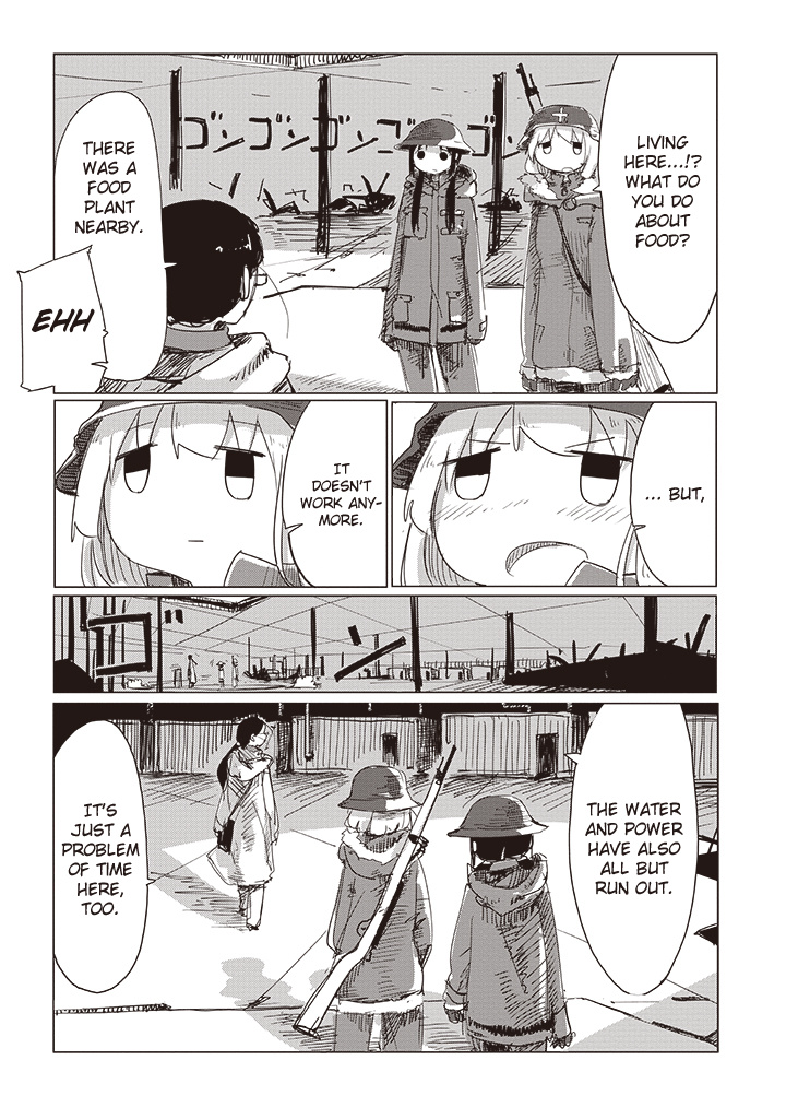 Shoujo Shuumatsu Ryokou - Vol.2 Chapter 13: Breakdown