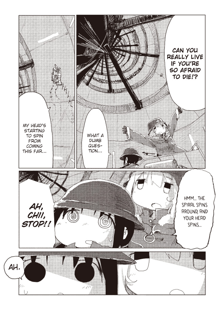 Shoujo Shuumatsu Ryokou - Vol.3 Chapter 19: Spiral