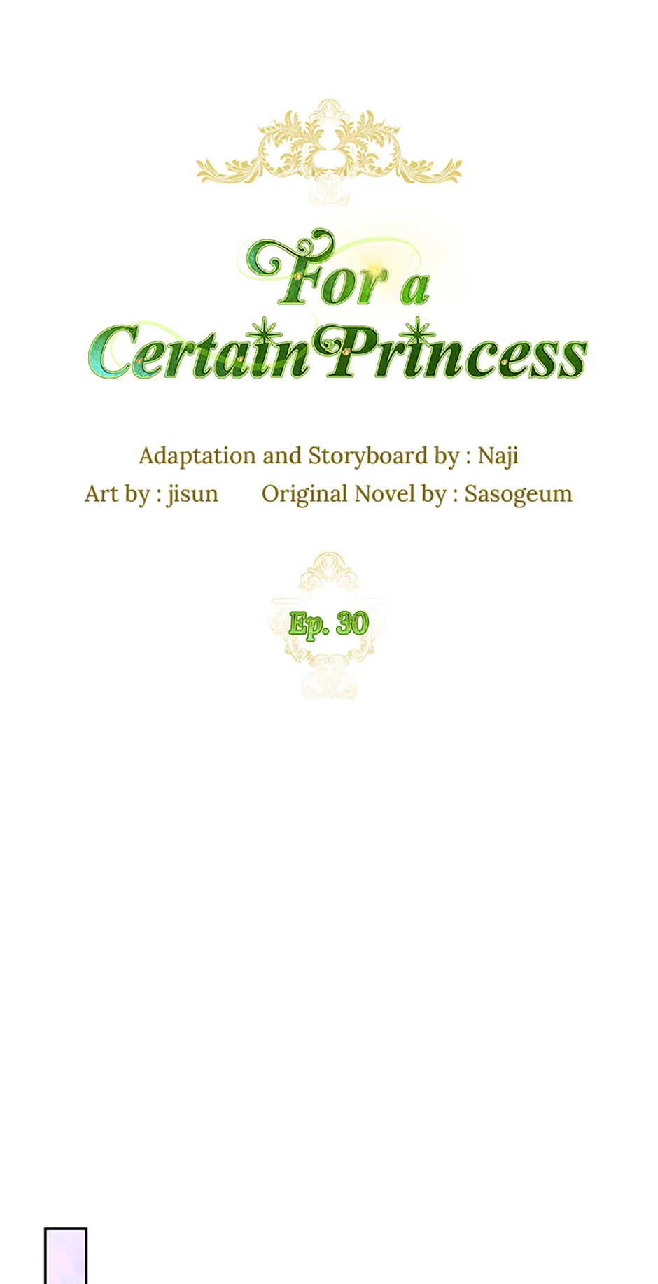 For a Certain Princess - Chapter 30