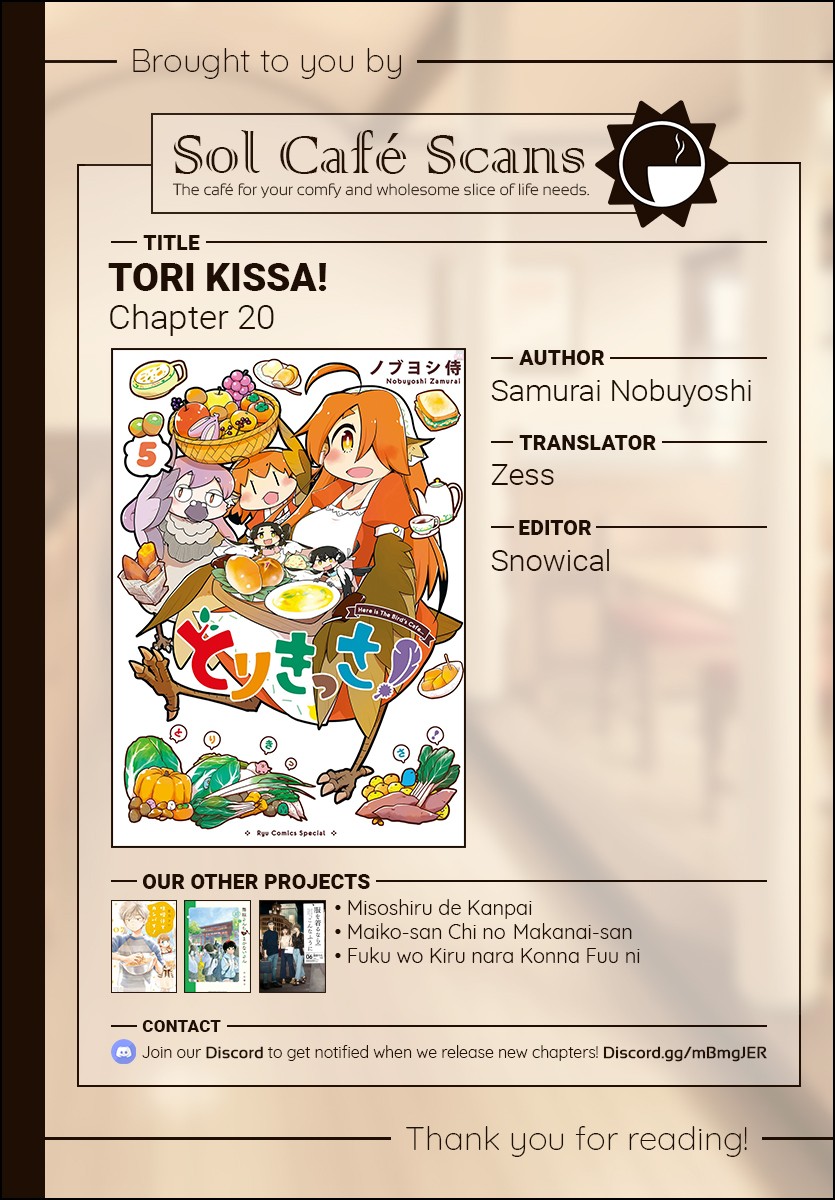 Torikissa! - Chapter 20: Date