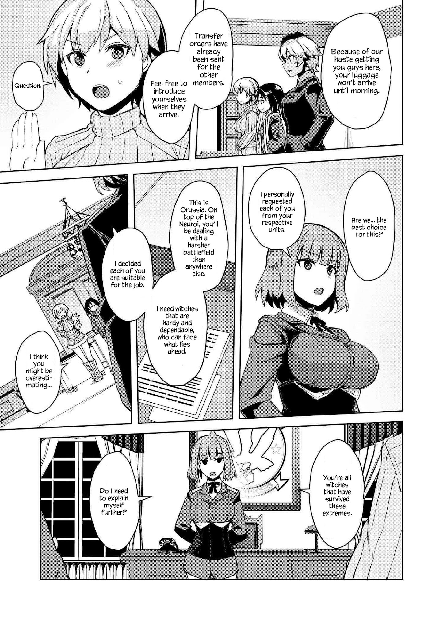 Brave Witches Prequel: The Vast Land Of Orussia - Chapter 1: 3 People In The Cage