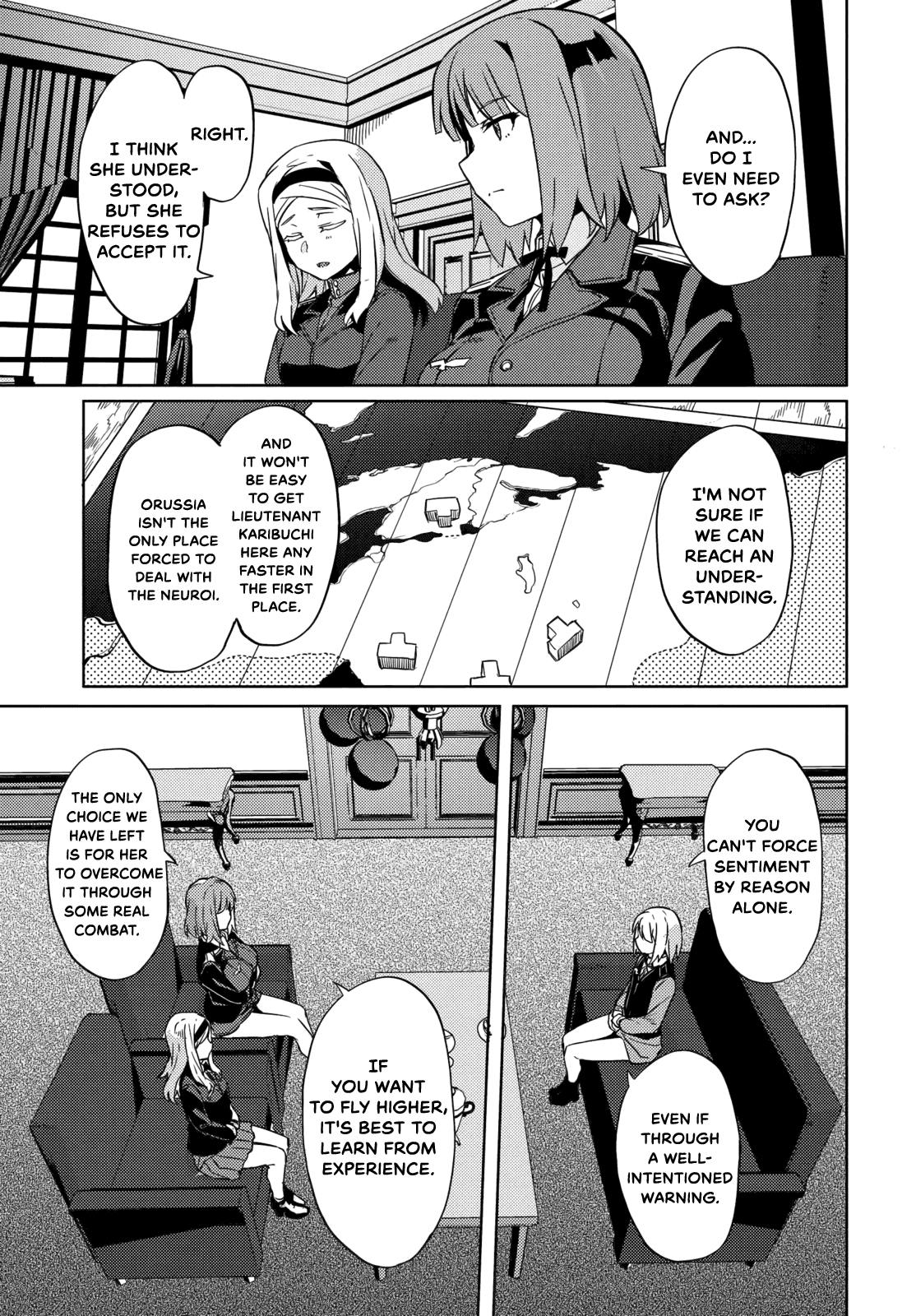 Brave Witches Prequel: The Vast Land Of Orussia - Chapter 9: Approaching Giant