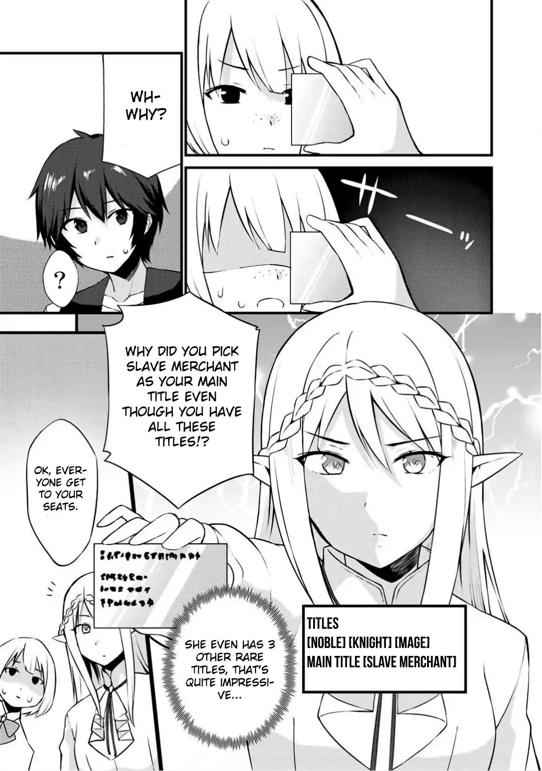 Dorei Shounin Shika Sentakushi Ga Nai Desu Yo? ~Harem? Nani Sore Oishii No?~ - Vol.1 Chapter 2