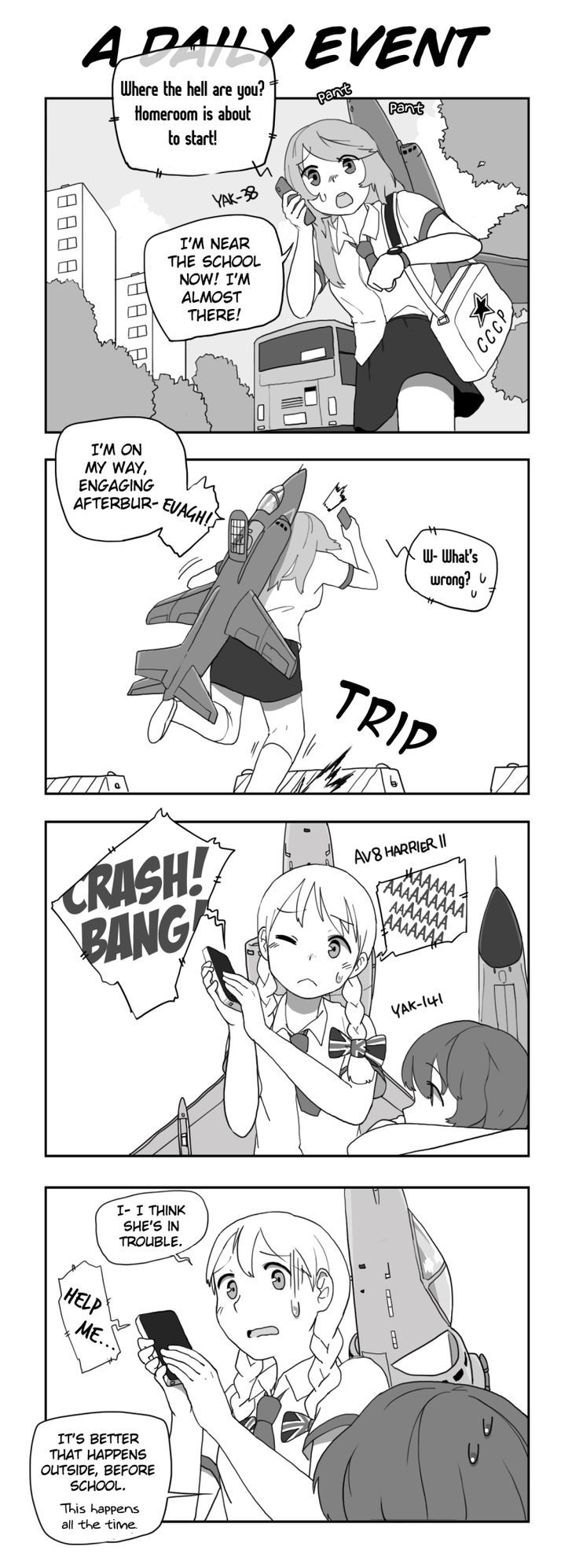 Flight Highschool - Chapter 14 : 4Koma Collection