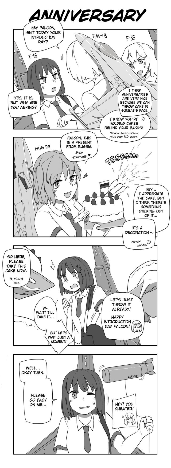 Flight Highschool - Chapter 17 : 4Koma Collection