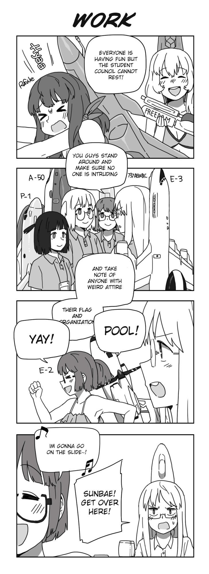 Flight Highschool - Chapter 39 : 4Koma Collection