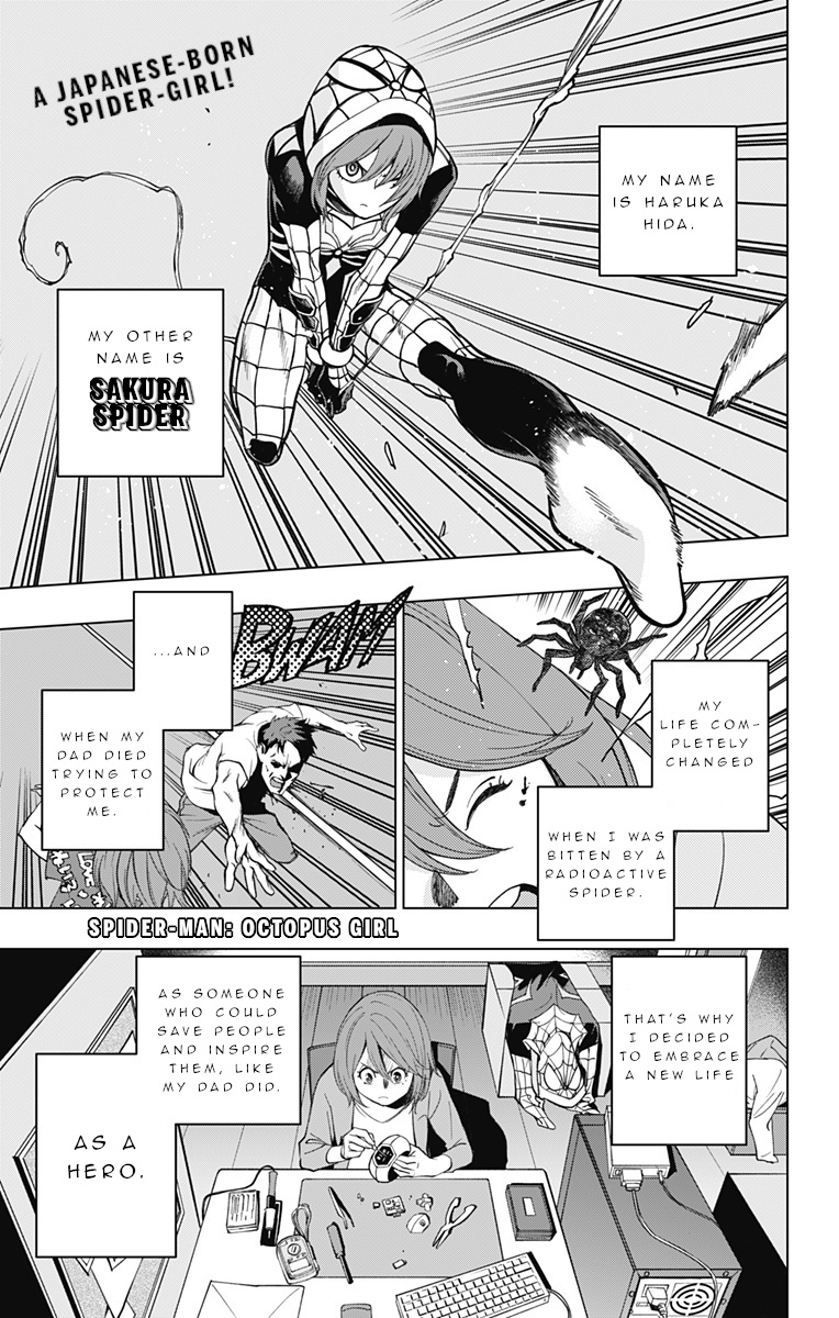 Spider-Man: Octopus Girl - Vol.1 Chapter 3: Vs Sakura Spider