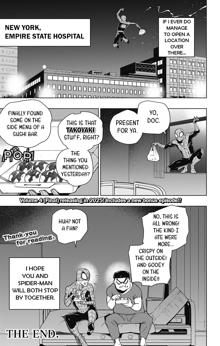 Spider-Man: Octopus Girl - Chapter 32: Takoyaki