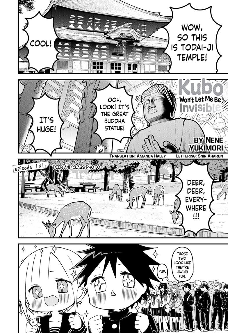 Kubo Won't Let Me Be Invisible - Chapter 131