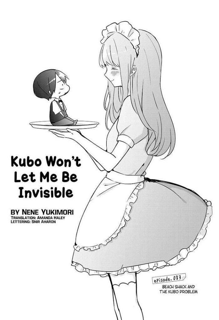 Kubo Won't Let Me Be Invisible - Chapter 83