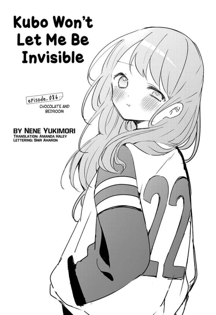 Kubo Won't Let Me Be Invisible - Chapter 86