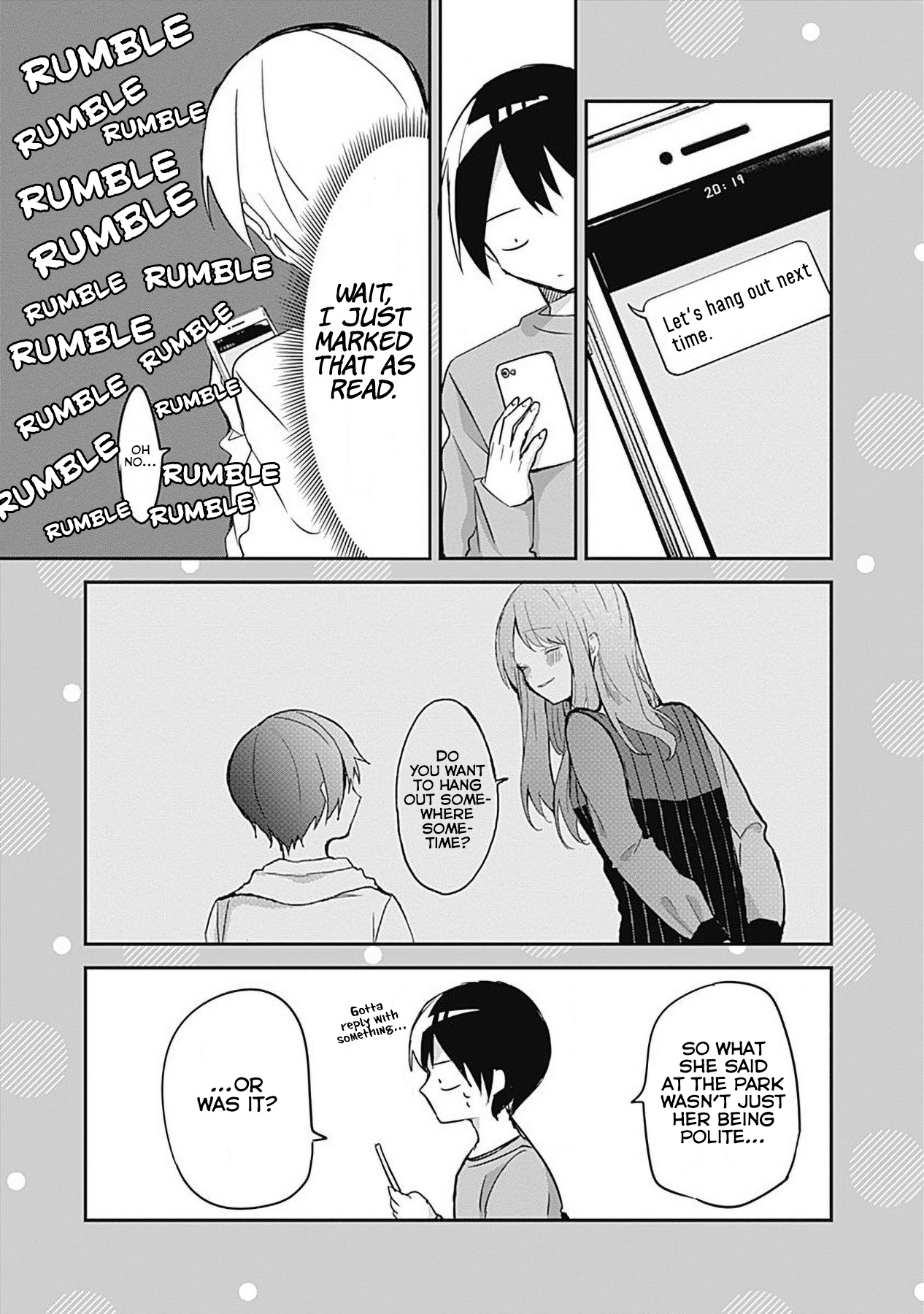 Kubo Won't Let Me Be Invisible - Vol.2 Chapter 20.8: Rine Exchange Post-Story - Shiraishi Junta’s Side