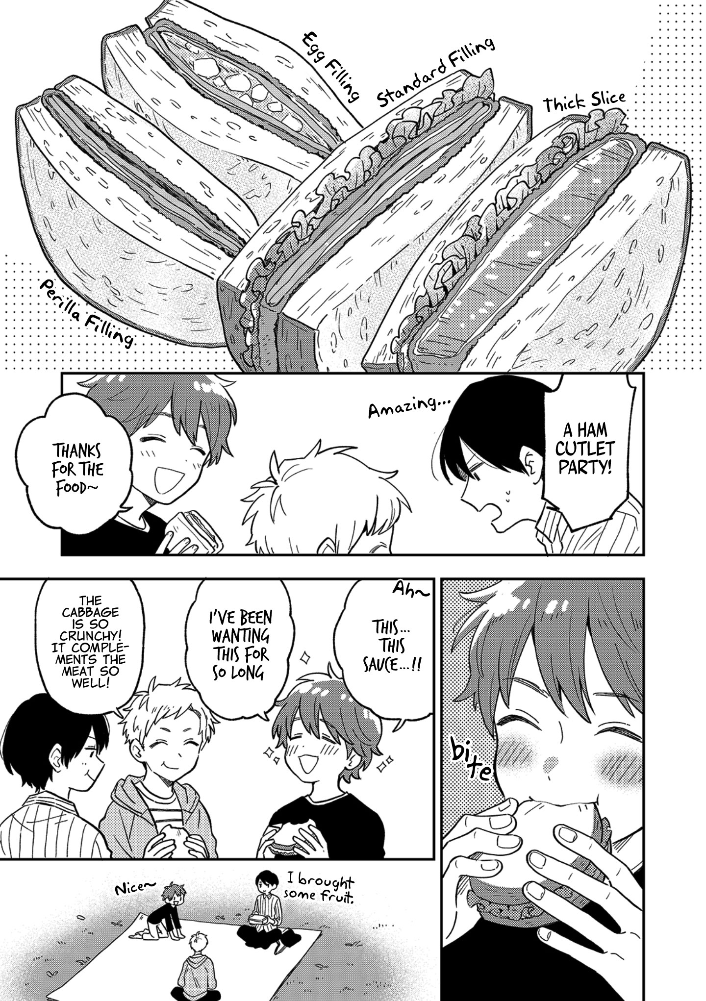 The Male High School Students Are Hungry Again Today - Vol.1 Chapter 13: Ham Cutlet Sandwich