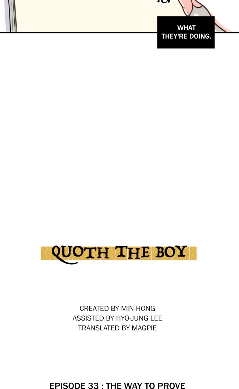 Quoth The Boy - Vol.2 Chapter 33: The Way To Prove