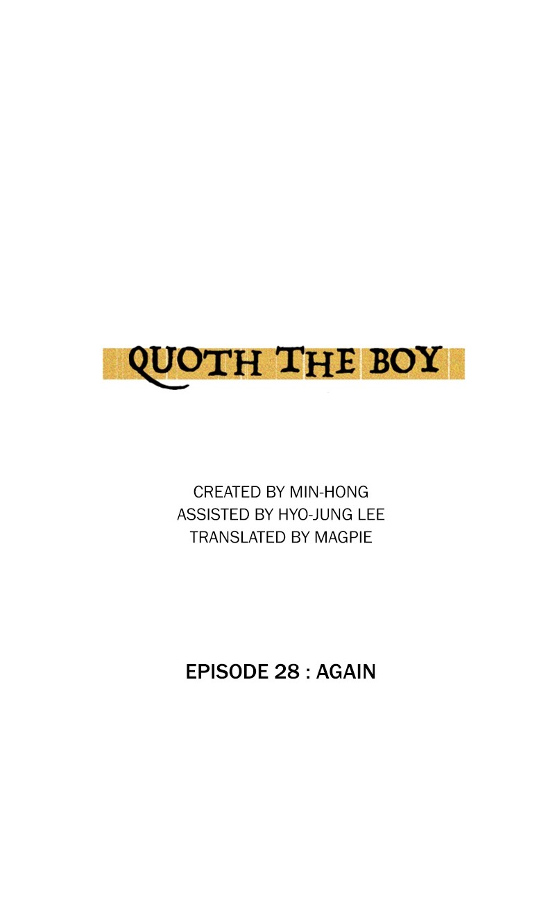 Quoth The Boy - Vol.2 Chapter 28: Again