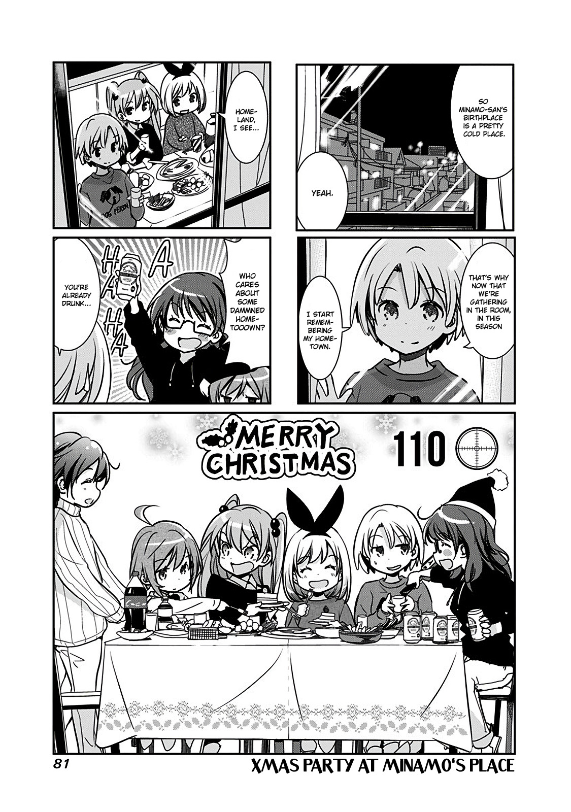 Rifle Is Beautiful - Vol.5 Chapter 110: Xmas Party At Minamo's Place