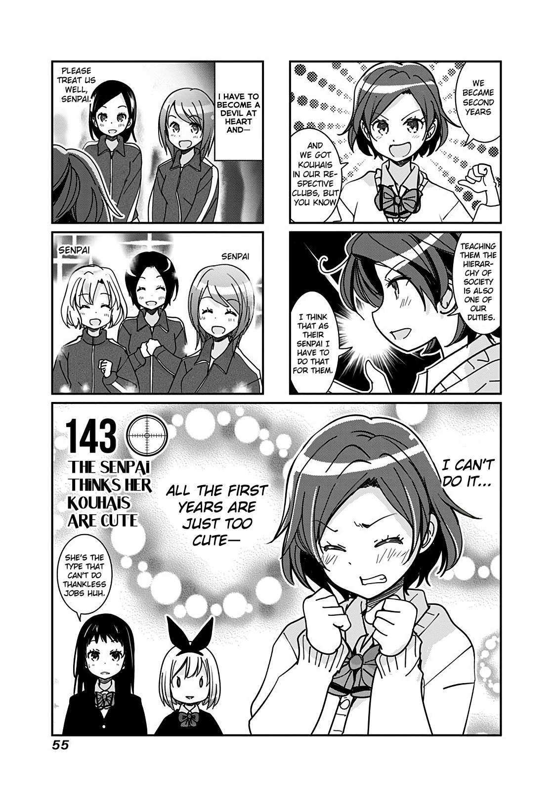 Rifle Is Beautiful - Vol.6 Chapter 143: The Senpai Thinks Her Kouhais Are Cute