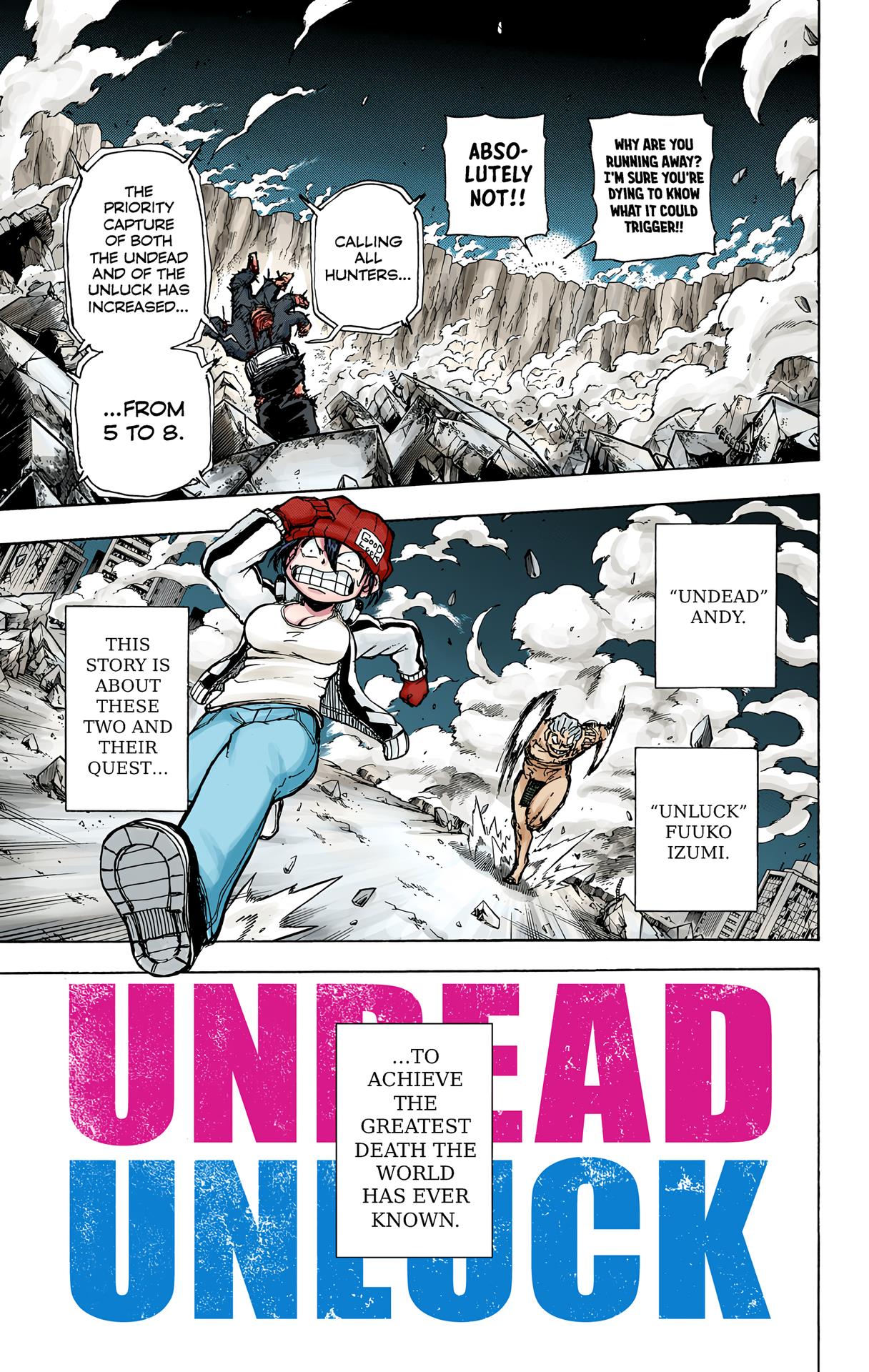 Undead Unluck - Digital Colored Comics - Vol.1 Chapter 1: Undead And Unluck