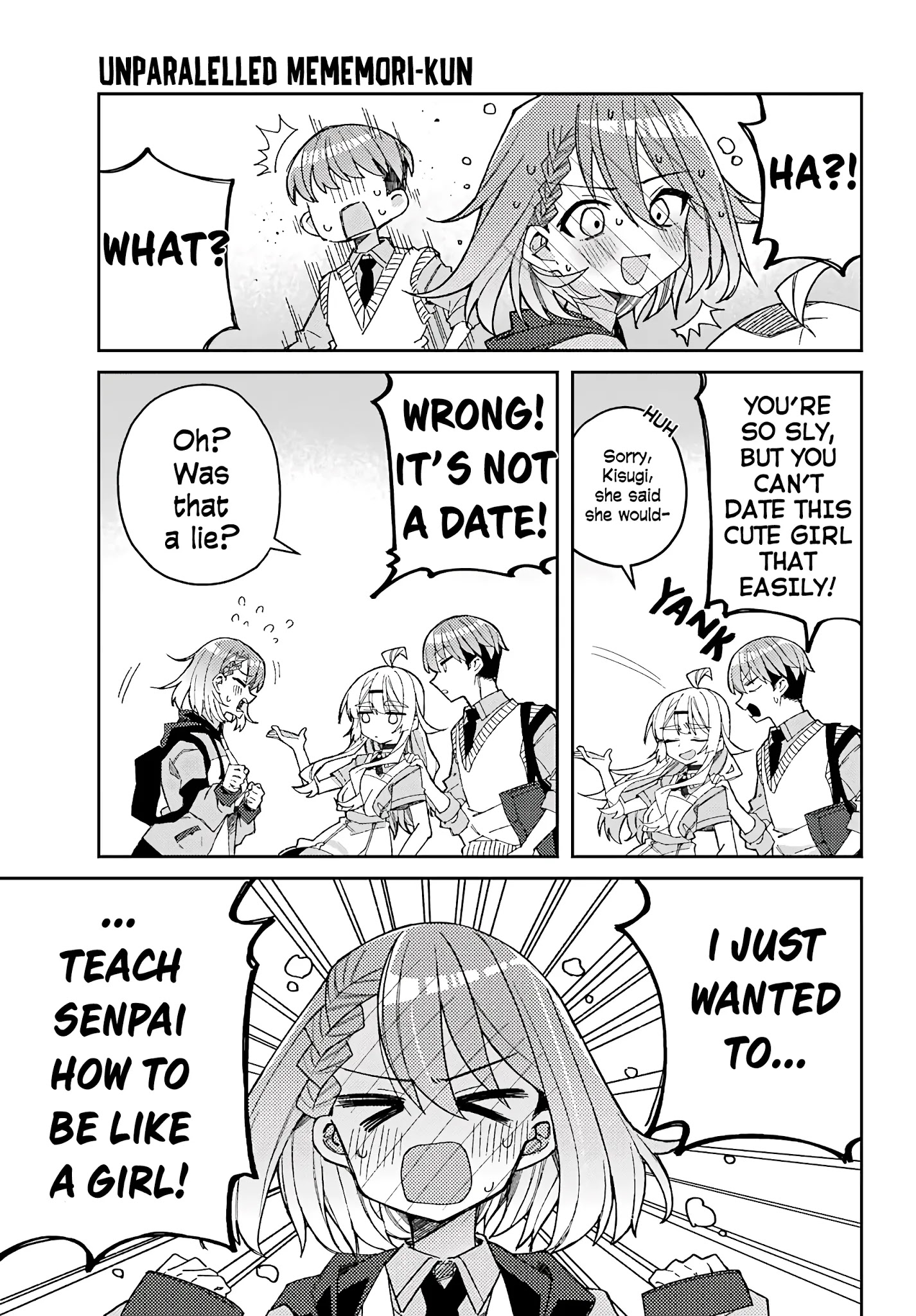 Unparalleled Mememori-Kun - Chapter 3: The Person I Like