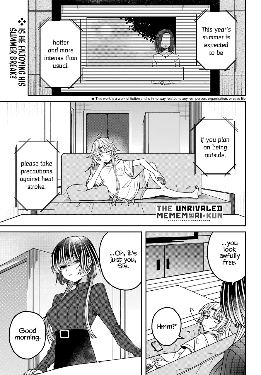 Unparalleled Mememori-Kun - Chapter 9: Big Sis And Lil' Bro