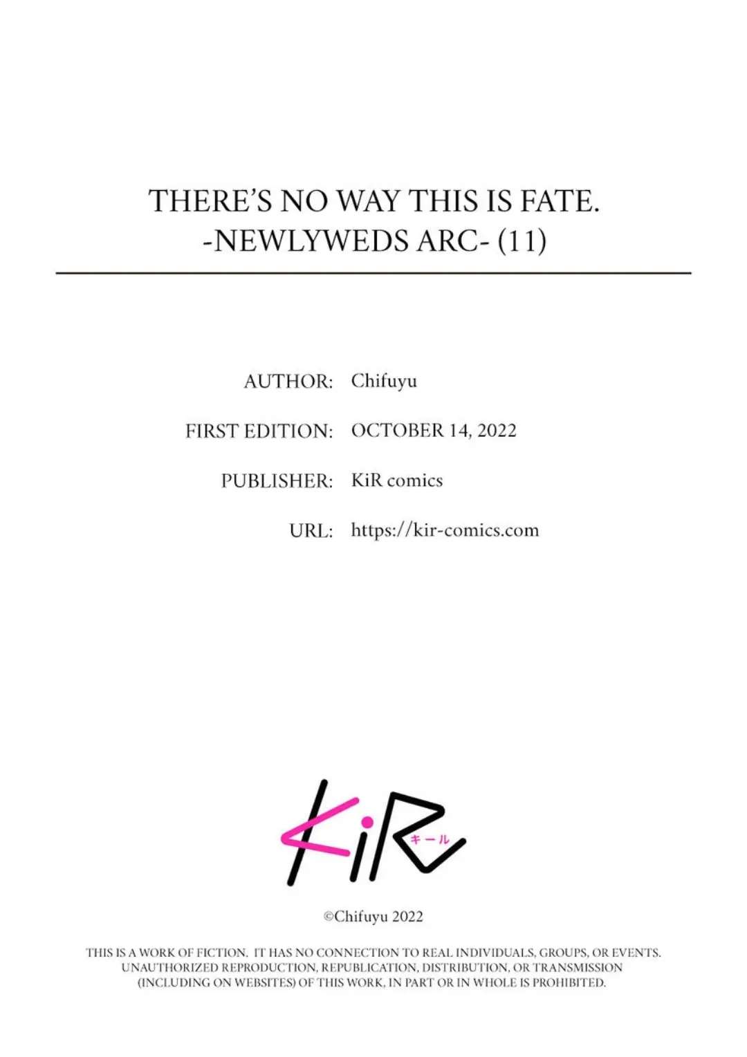 There's No Way This Is Fate. -Newlyweds Arc- - Chapter 11