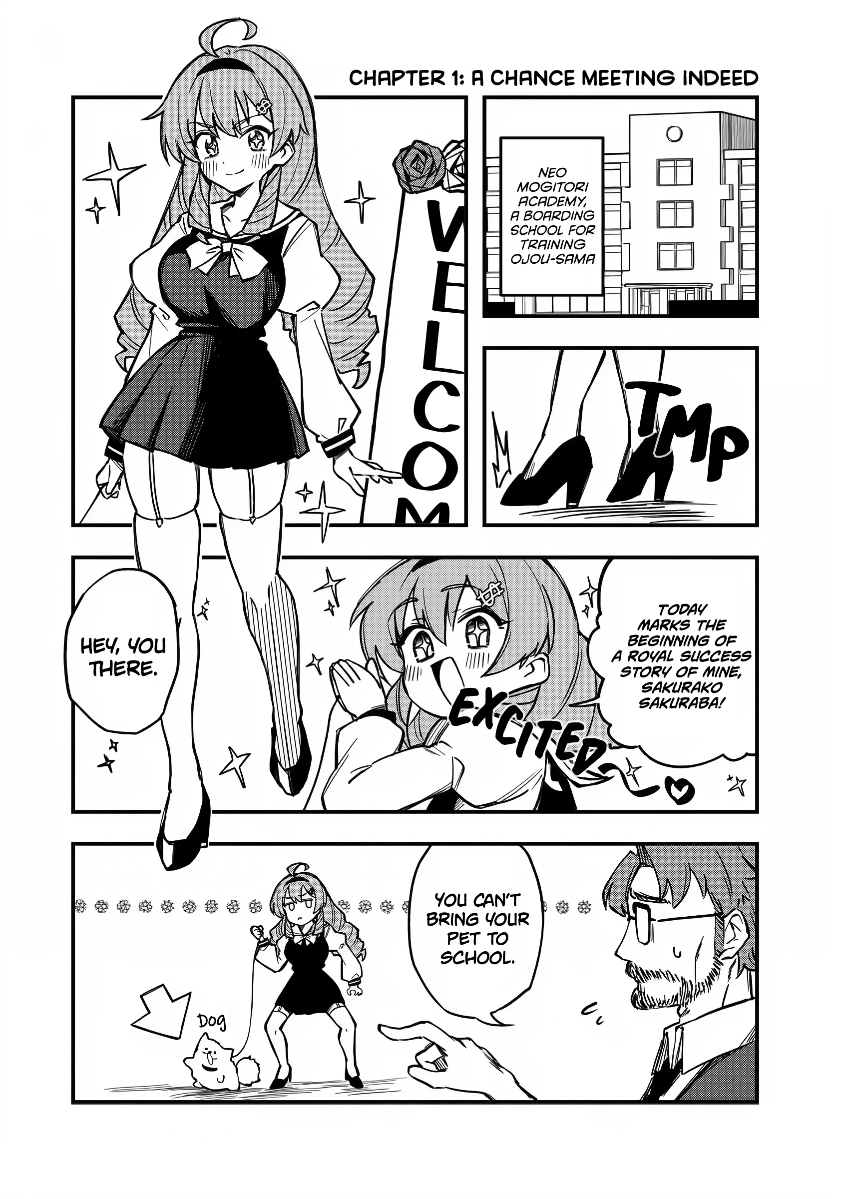 Bakushin Ojou-Sama Dou! - Chapter 1: A Chance Meeting Indeed