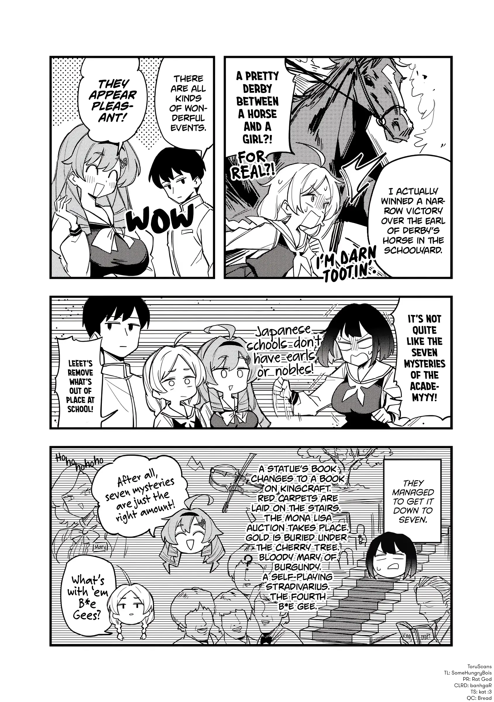 Bakushin Ojou-Sama Dou! - Chapter 14: The Seven Mysteries Indeed