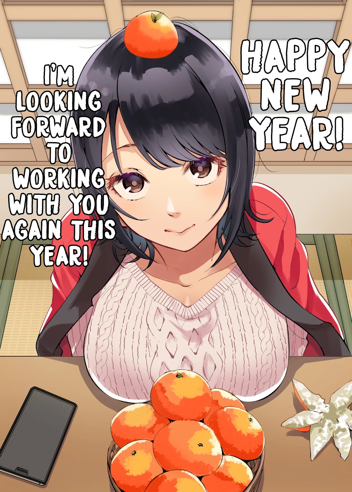 Yuzukawa-San Wa, Sasshite Hoshii. - Chapter 18.6: [Special Illustrations] New Year's Eve