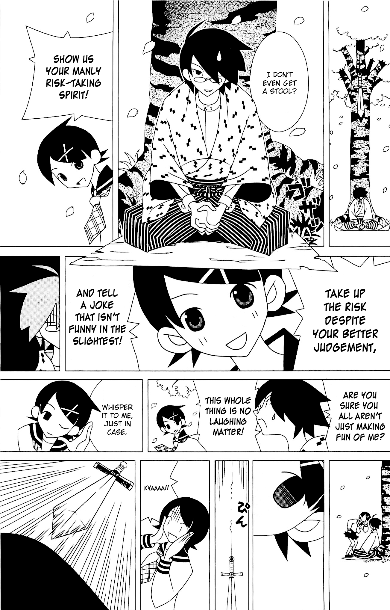 Sayonara Zetsubou Sensei - Chapter 219: Once In Jest I Took The Risk Upon My Back