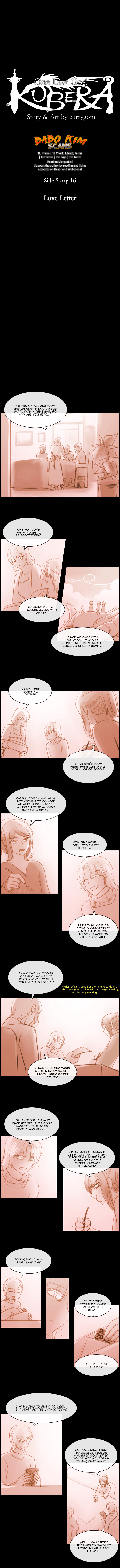 Kubera - Chapter 264.09: Side Story 16 - Love Letter