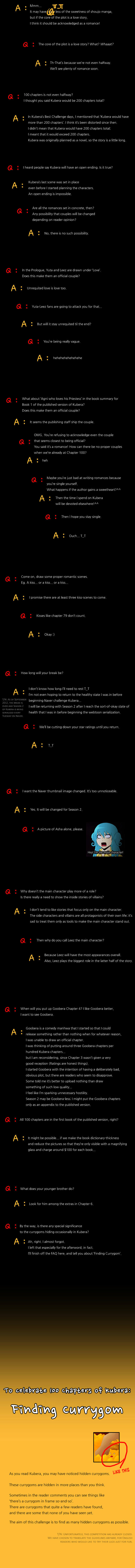 Kubera - Chapter 101 : Season 1 Afterword