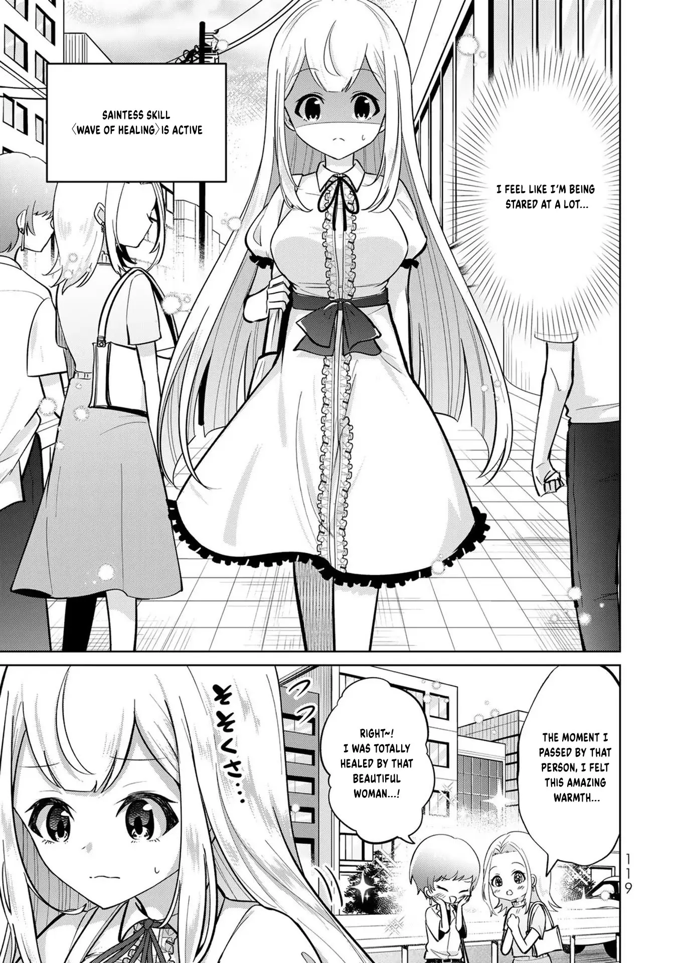 Isekai De Seijo Ni Natta Watashi, Genjitsu Sekai Demo Seijo Cheat De Kanzen Shouri! - Vol.1 Chapter 3: With The "Wave Of Healing" Even The Real World Feels Revitalized