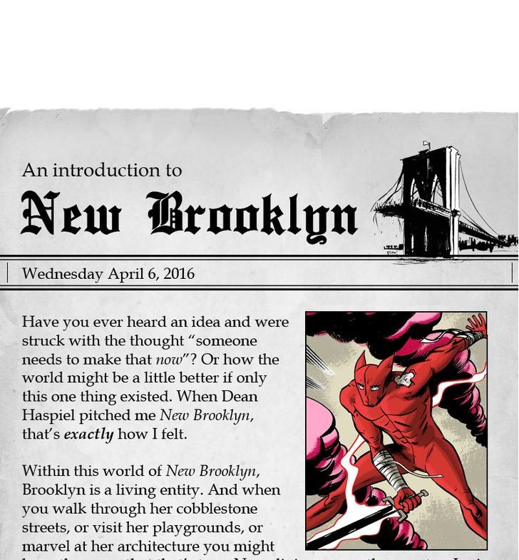 The Red Hook - Chapter 1.1 : An Introduction To New Brooklyn