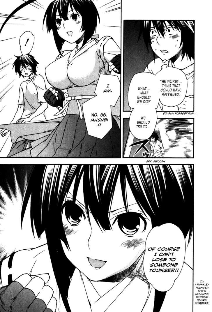 Sekirei - Chapter 42 : Red Sekirei, Blue Sekirei