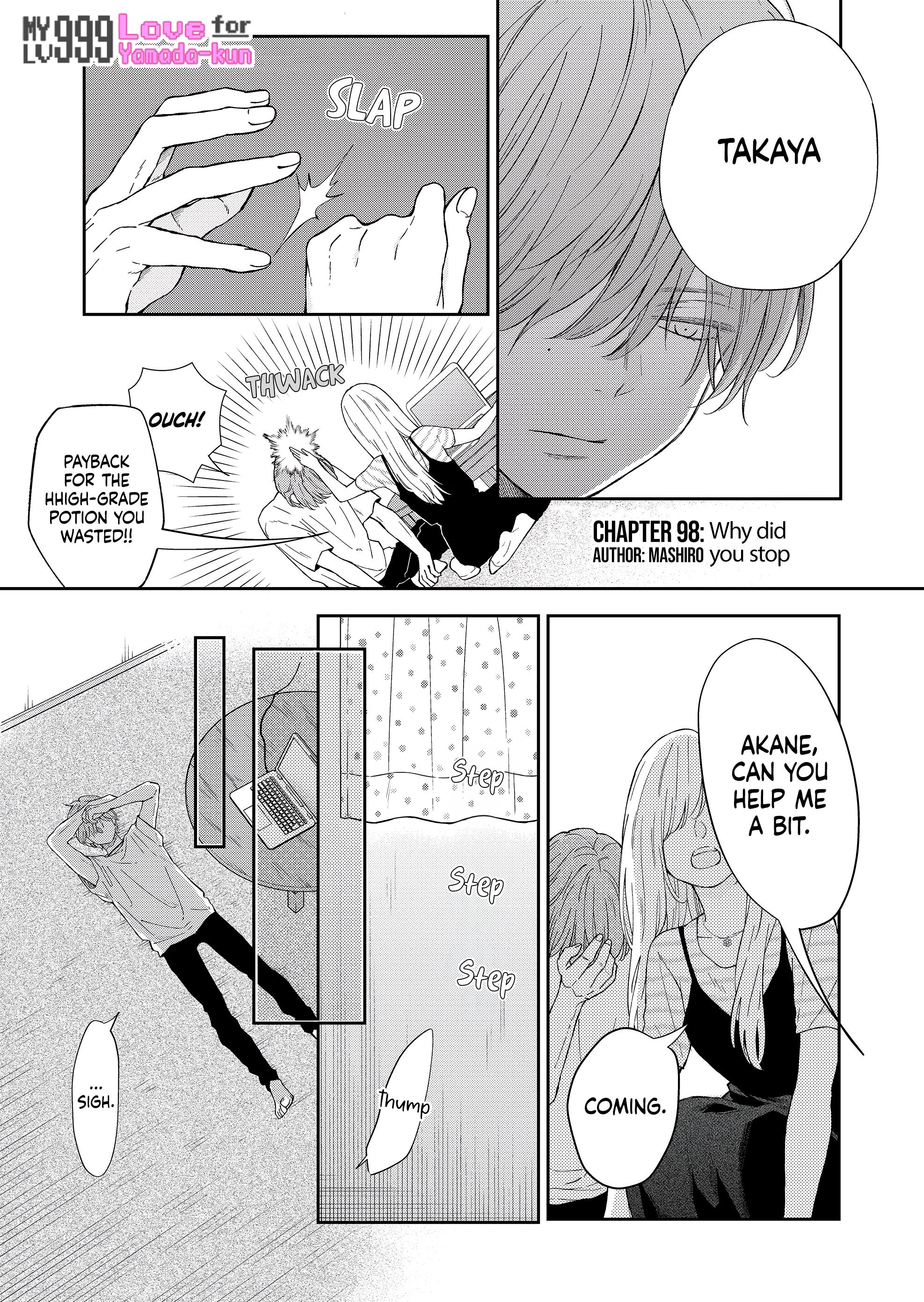 My Lv999 Love For Yamada-Kun - Chapter 98: Why Did You Stop?