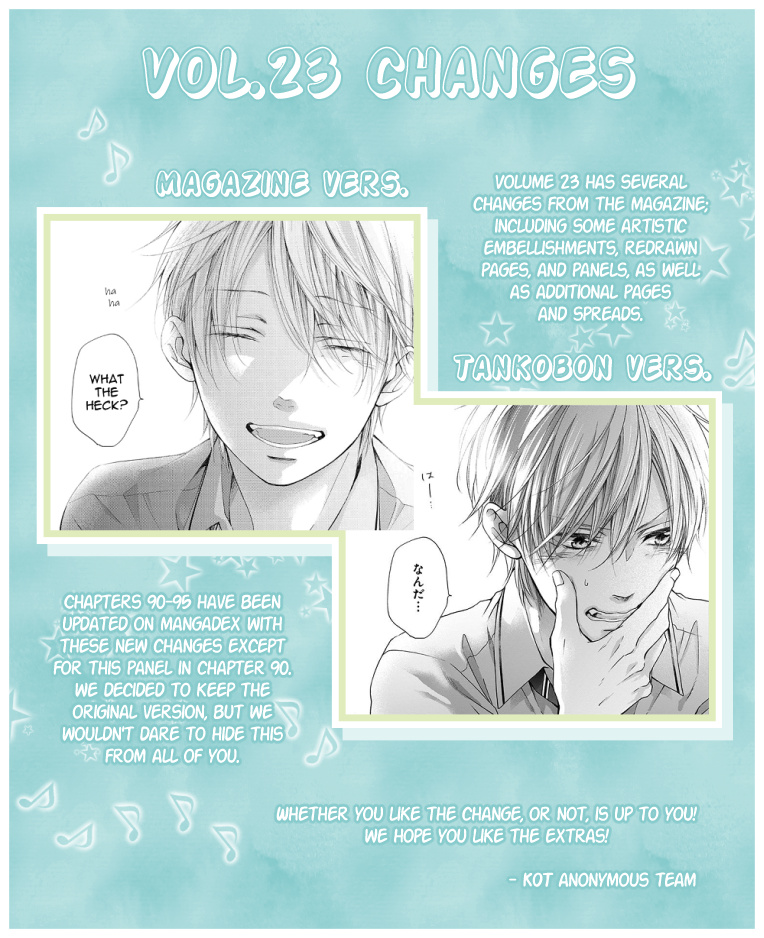 Kono Oto Tomare! Sounds Of Life - Vol.23 Chapter 95.5: Vol 23 Extras