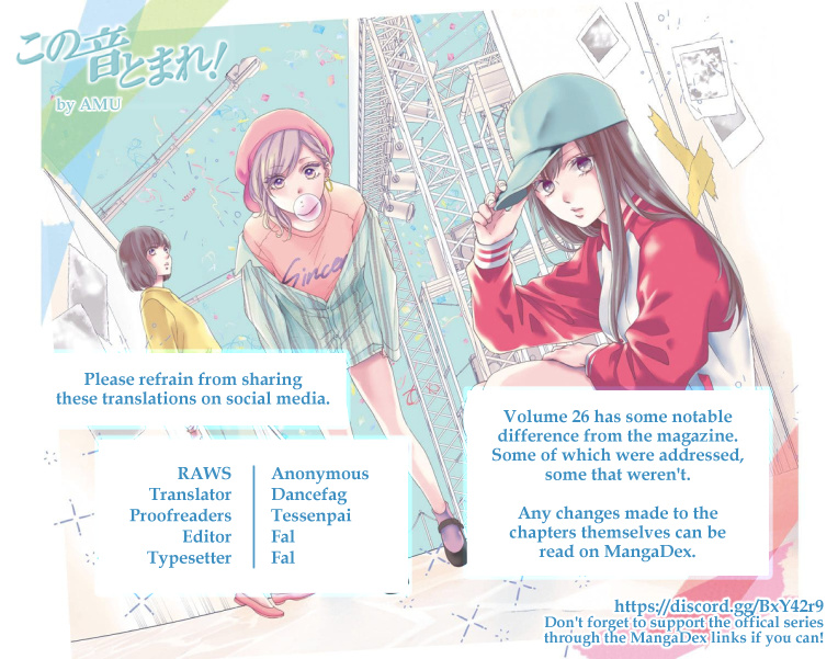 Kono Oto Tomare! Sounds Of Life - Vol.26 Chapter 110.5: Vol 26 Extras